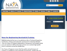 Tablet Screenshot of naya-est.com